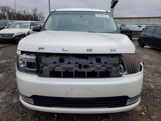 2FMGK5C89KBA03449 - 2019 FORD FLEX SEL WHITE photo 5