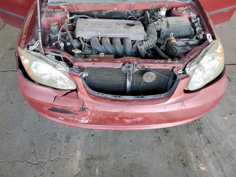 JTDBR32E270112110 - 2007 TOYOTA COROLLA CE BURGUNDY photo 11