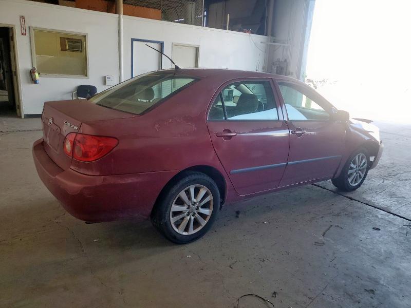 JTDBR32E270112110 - 2007 TOYOTA COROLLA CE BURGUNDY photo 3