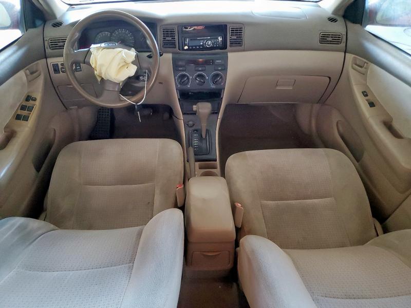 JTDBR32E270112110 - 2007 TOYOTA COROLLA CE BURGUNDY photo 8