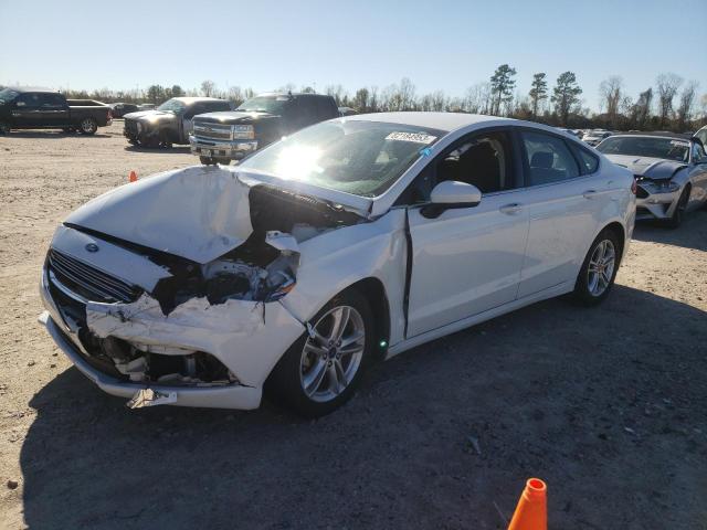 3FA6P0H72JR285993 - 2018 FORD FUSION SE WHITE photo 1