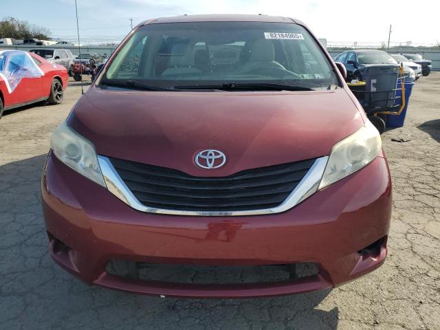 5TDKK3DCXCS278253 - 2012 TOYOTA SIENNA LE BURGUNDY photo 5