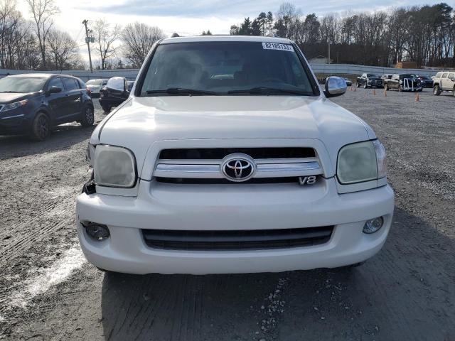 5TDBT48AX7S287293 - 2007 TOYOTA SEQUOIA LIMITED WHITE photo 5