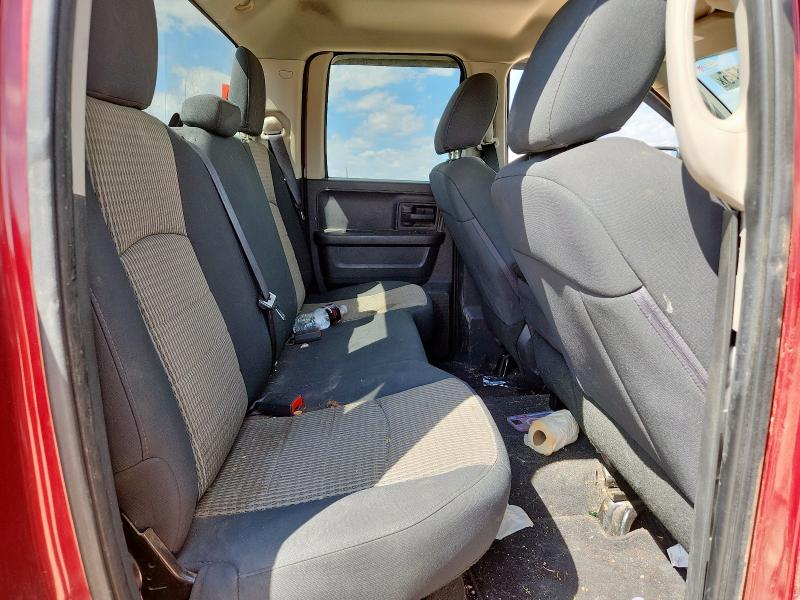 1C6RD7FT1CS304346 - 2012 DODGE RAM 1500 ST MAROON photo 10