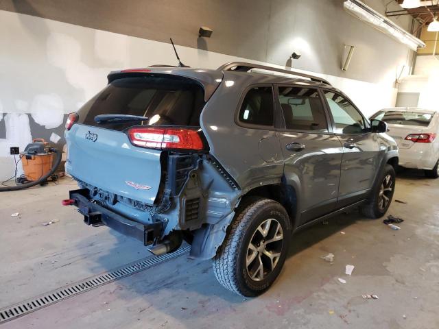 1C4PJMBS8EW240807 - 2014 JEEP CHEROKEE TRAILHAWK GRAY photo 3