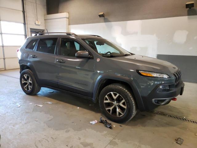1C4PJMBS8EW240807 - 2014 JEEP CHEROKEE TRAILHAWK GRAY photo 4