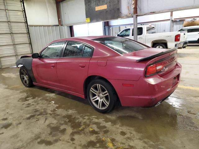 2C3CDXBGXDH719878 - 2013 DODGE CHARGER SE PINK photo 2