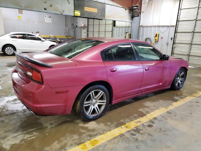 2C3CDXBGXDH719878 - 2013 DODGE CHARGER SE PINK photo 3