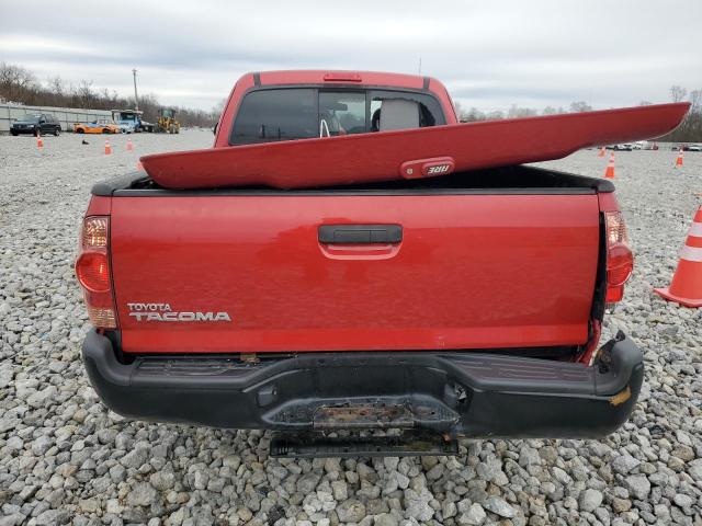 5TFTX4CN4FX058152 - 2015 TOYOTA TACOMA ACCESS CAB RED photo 6