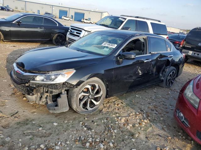 1HGCR3F86GA015755 - 2016 HONDA ACCORD EXL BLACK photo 1