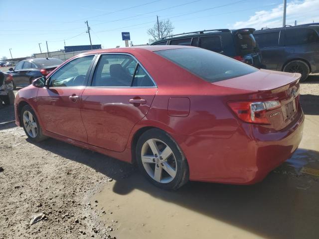 4T1BF1FK3DU726029 - 2013 TOYOTA CAMRY L RED photo 2