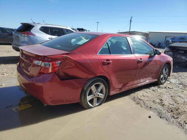 4T1BF1FK3DU726029 - 2013 TOYOTA CAMRY L RED photo 3