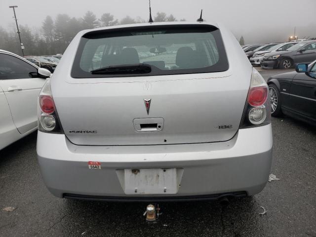 5Y2SP67889Z464665 - 2009 PONTIAC VIBE SILVER photo 6