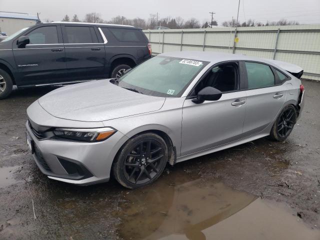 2HGFE2F51NH566120 - 2022 HONDA CIVIC SPORT 银色 照片 1