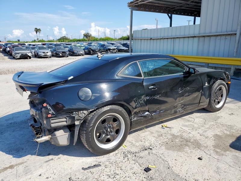 2G1FA1E38D9235072 - 2013 CHEVROLET CAMARO LS BLACK photo 3