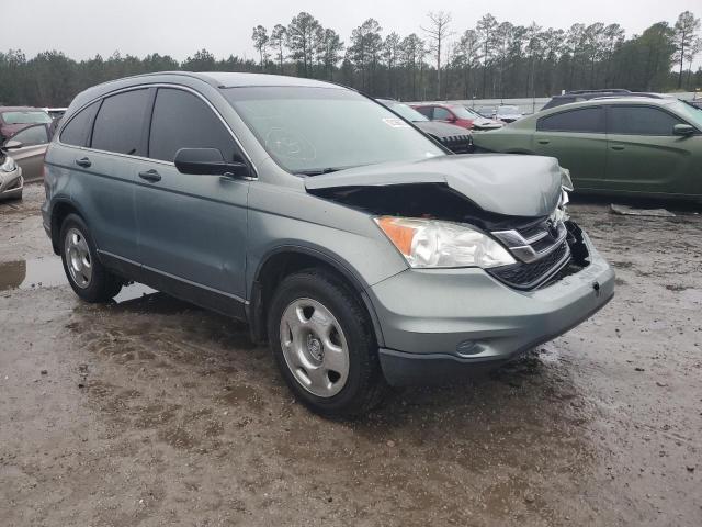 5J6RE3H3XBL034015 - 2011 HONDA CR-V LX GREEN photo 4