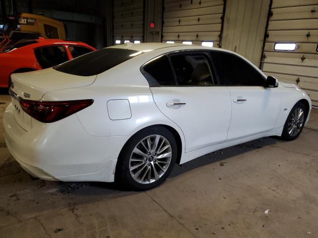 JN1EV7AR7KM556981 - 2019 INFINITI Q50 LUXE WHITE photo 3