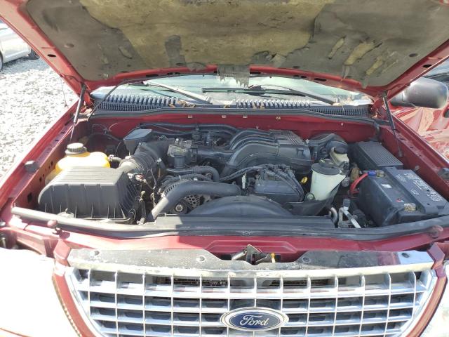 1FMZU73K14ZA77037 - 2004 FORD EXPLORER XLT 红色 照片 11