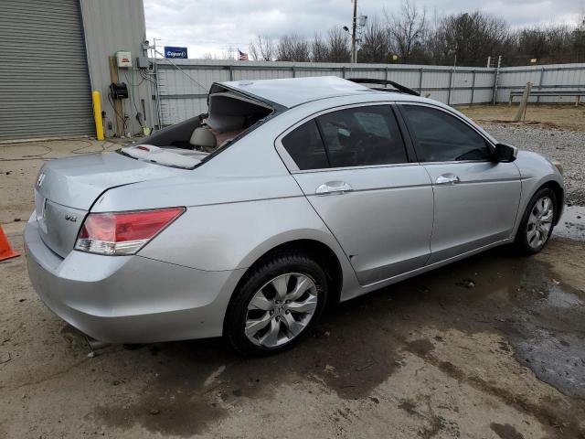 1HGCP36878A031227 - 2008 HONDA ACCORD EXL SILVER photo 3