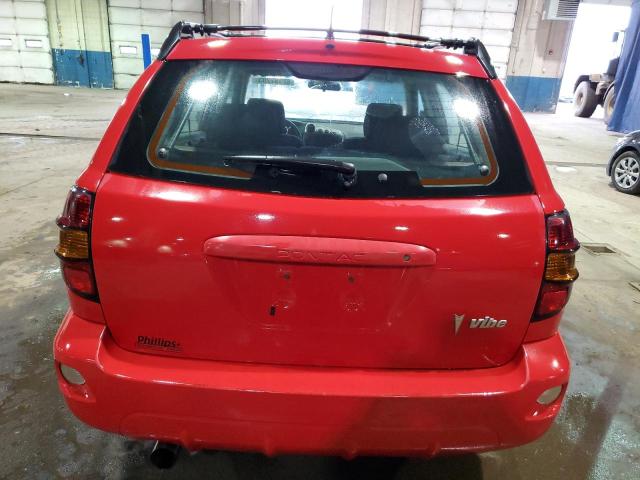 5Y2SL62853Z445405 - 2003 PONTIAC VIBE RED photo 6