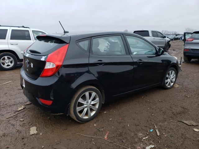 KMHCU5AE9CU024928 - 2012 HYUNDAI ACCENT GLS BLACK photo 3