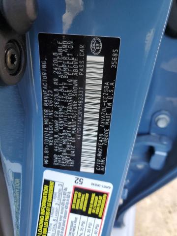 4T1G11AK3PU183331 - 2023 TOYOTA CAMRY SE NIGHT SHADE BLUE photo 12