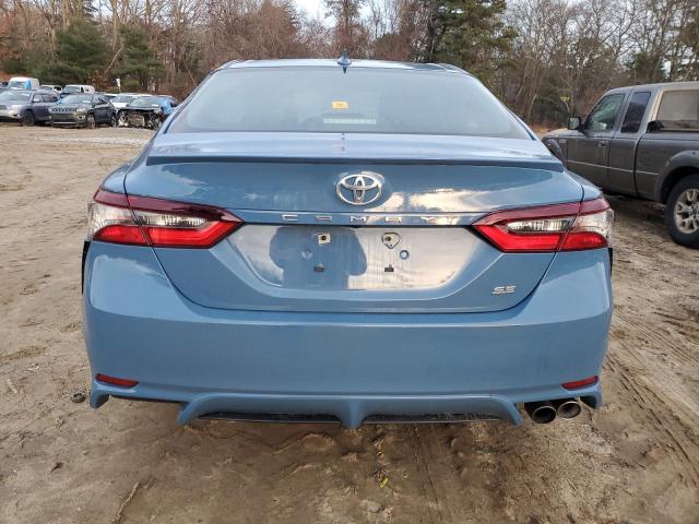 4T1G11AK3PU183331 - 2023 TOYOTA CAMRY SE NIGHT SHADE BLUE photo 6