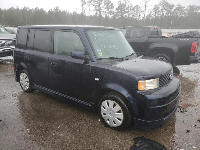 JTLKT324264082756 - 2006 TOYOTA SCION XB BLUE photo 4