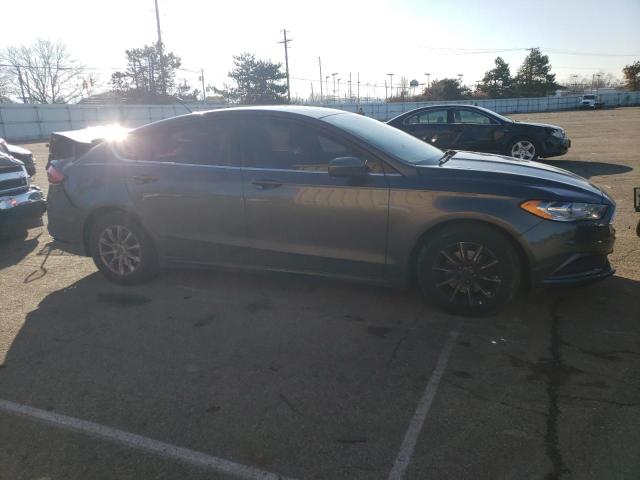 3FA6P0G70HR150538 - 2017 FORD FUSION S GRAY photo 4