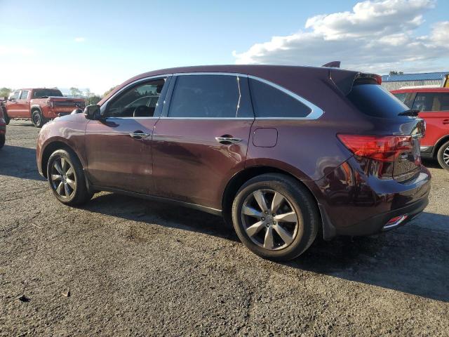 5FRYD4H44GB018548 - 2016 ACURA MDX TECHNOLOGY BURGUNDY photo 2