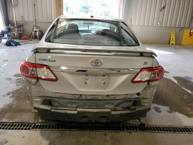 2T1BU4EE9BC631153 - 2011 TOYOTA COROLLA BASE ვერცხლისფერი ფოტო 6