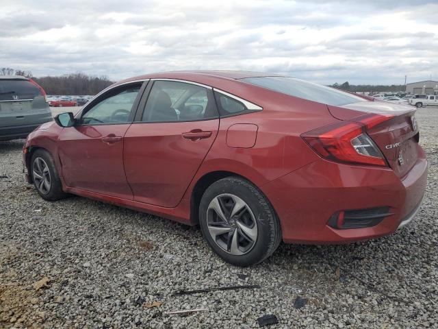 2HGFC2F65LH575589 - 2020 HONDA CIVIC LX RED photo 2