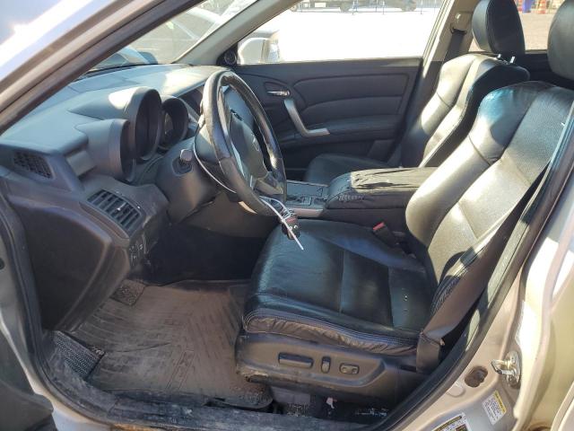 5J8TB2H27BA000553 - 2011 ACURA RDX SILVER photo 7