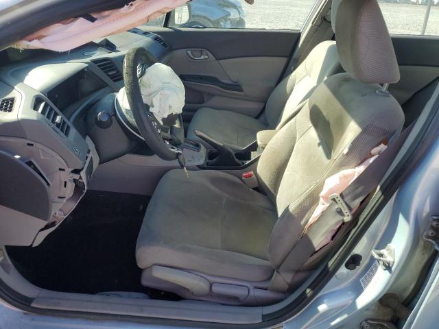 19XFB2F52CE343049 - 2012 HONDA CIVIC LX BLUE photo 7