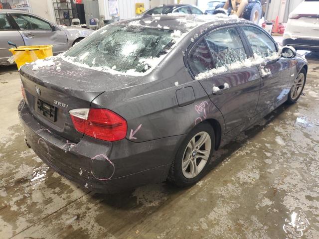 WBAVA33548KX85051 - 2008 BMW 328 I GRAY photo 3