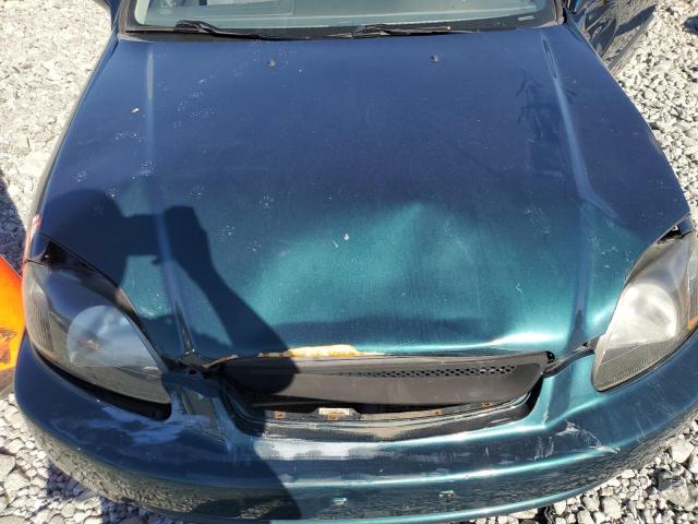 1HGEJ8241VL084256 - 1997 HONDA CIVIC EX GREEN photo 11