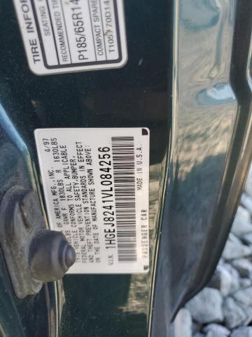1HGEJ8241VL084256 - 1997 HONDA CIVIC EX GREEN photo 12