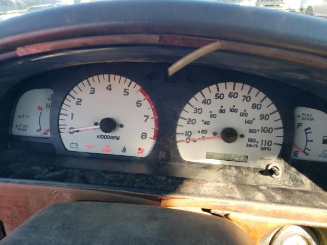 5TEGN92NX2Z046113 - 2002 TOYOTA TACOMA DOUBLE CAB PRERUNNER BLACK photo 9