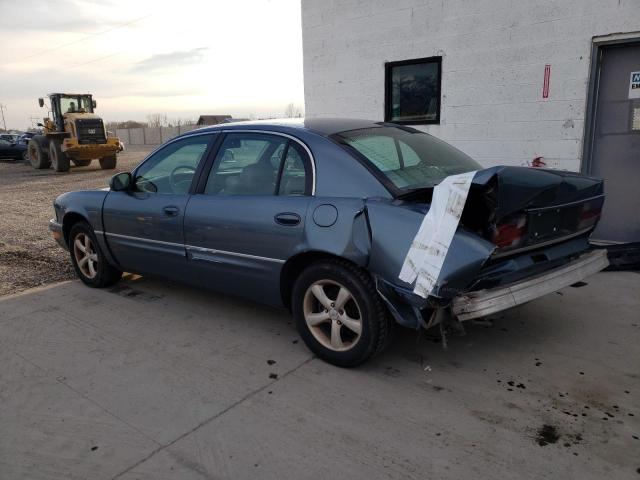 1G4CW54K814277750 - 2001 BUICK PARK AVENU BLUE photo 2