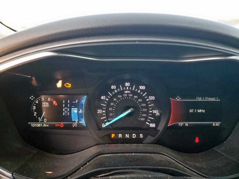 3FA6P0HD6KR147946 - 2019 FORD FUSION SE BLUE photo 9