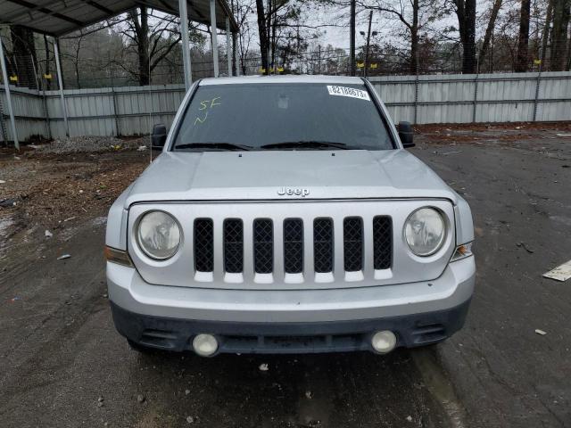 1C4NJPBA7CD586792 - 2012 JEEP PATRIOT SPORT SILVER photo 5