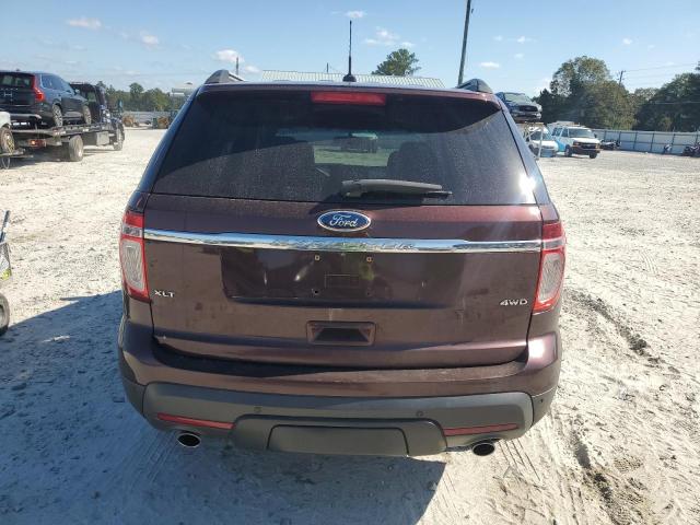 1FMHK8D85CGA63498 - 2012 FORD EXPLORER XLT მუქწითელი ფოტო 6