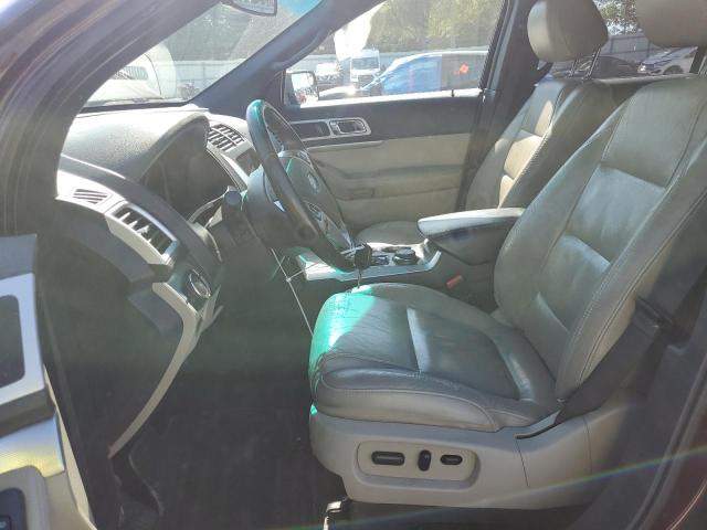 1FMHK8D85CGA63498 - 2012 FORD EXPLORER XLT მუქწითელი ფოტო 7