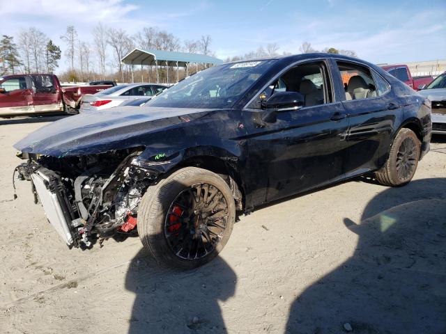 4T1T11AK4PU828468 - 2023 TOYOTA CAMRY SE NIGHT SHADE BLACK photo 1