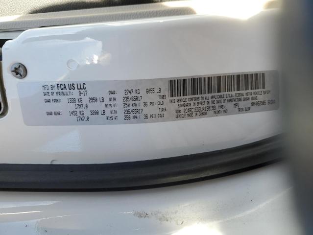 2C4RC1EG3JR130193 - 2018 CHRYSLER PACIFICA TOURING L PLUS WHITE photo 13