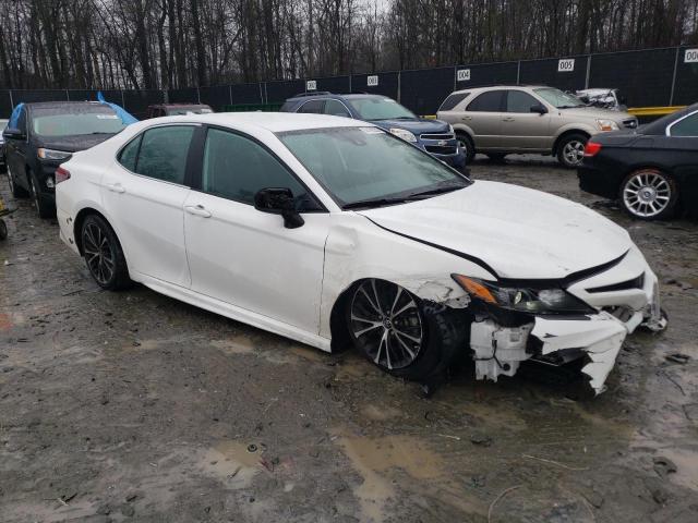 4T1B11HK8KU837152 - 2019 TOYOTA CAMRY L WHITE photo 4