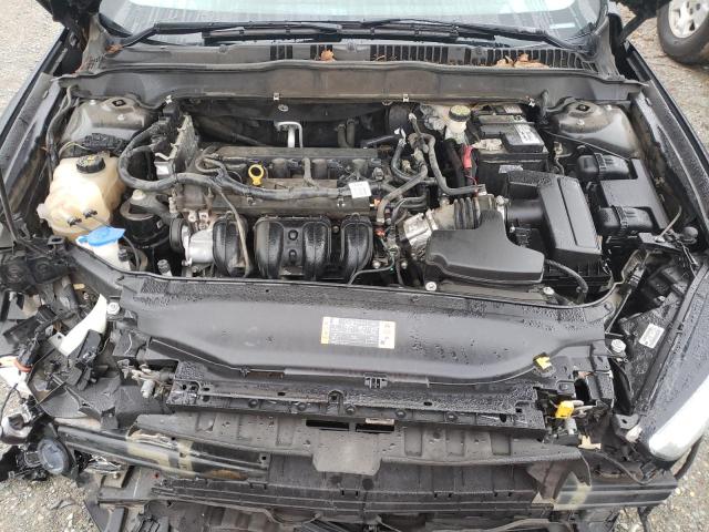 3FA6P0H77ER277877 - 2014 FORD FUSION SE BLACK photo 11