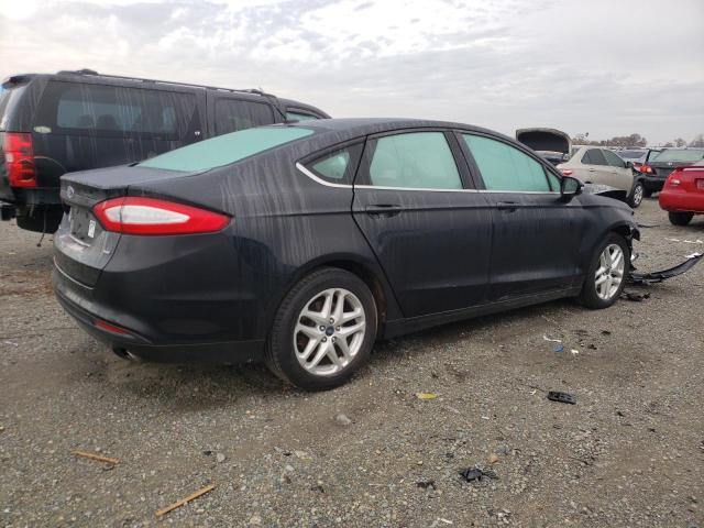 3FA6P0H77ER277877 - 2014 FORD FUSION SE BLACK photo 3