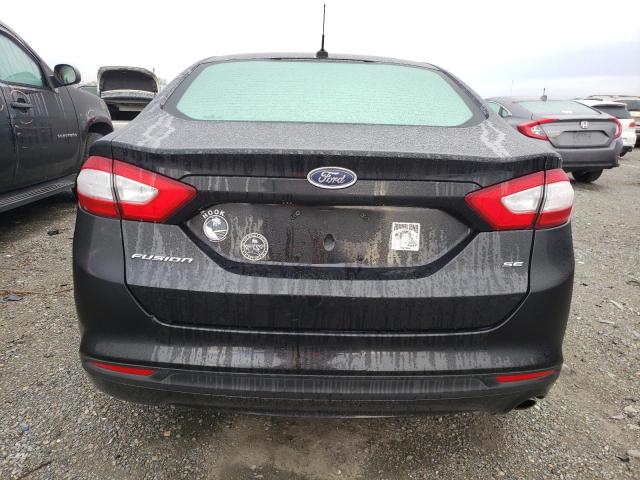 3FA6P0H77ER277877 - 2014 FORD FUSION SE BLACK photo 6