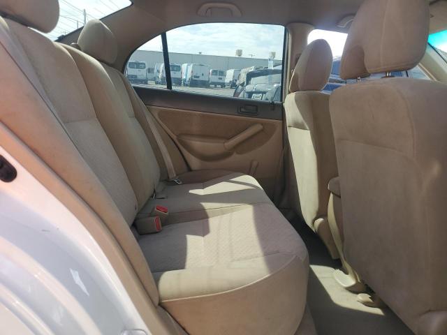 2HGES16385H586667 - 2005 HONDA CIVIC DX VP თეთრი ფოტო 10
